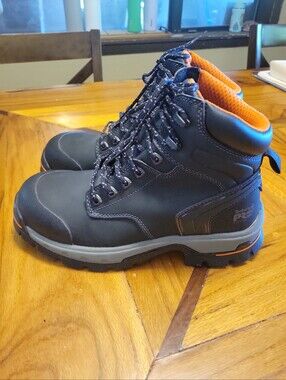 Timberland PRO Men's Stockdale 6" Alloy Toe Work Boot Size 8W